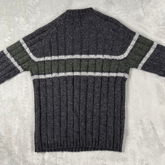 Concrete Mix Sweater L Grandpa 90s Minimalist Dad Style Old Money Preppy Hipster - Picture 7 of 8